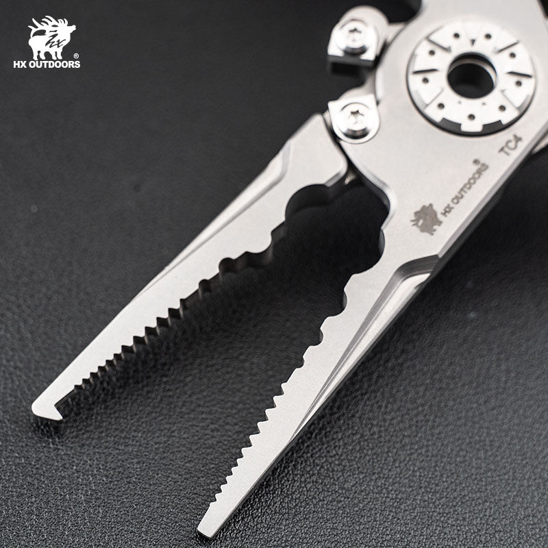 
                  
                    Plier HX OUTDOORS RIVERBONE 2.2" Titanium Alloy Multi-tool Pliers GQ-23A from HX OUTDOORS
                  
                