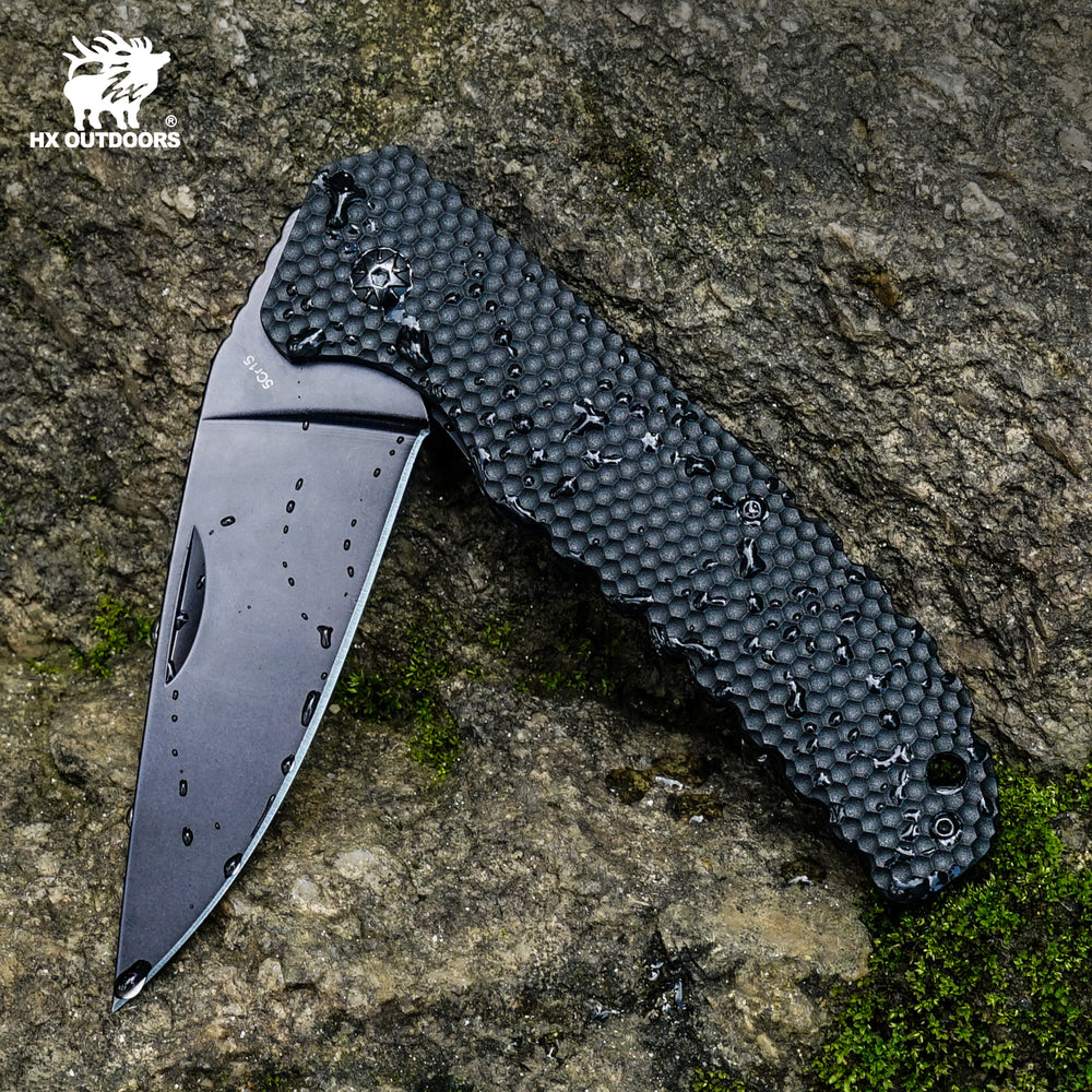 
                  
                    Pocket Knife HX OUTDOORS 3.35" 3CR Black Nylon Anti-Slip Handle SHADOWEER SLIP JOINT Folding Pocket Knife With Slip Survival And EDC ZD-106 from HX OUTDOORS
                  
                