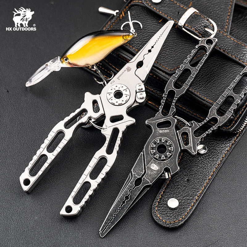 
                  
                    Plier HX OUTDOORS RIVERBONE 2.2" Titanium Alloy Multi-tool Pliers GQ-23A from HX OUTDOORS
                  
                