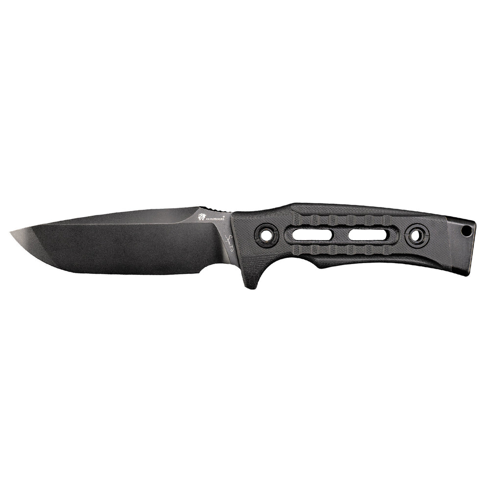 
                  
                    Fixed HX OUTDOORS ROCK X Survival Fixed Blade Knife Black G10 (3.8'' DC53) TD-11B from HX OUTDOORS
                  
                