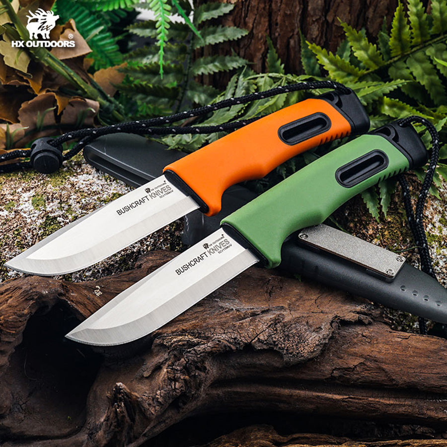 
                  
                    Fixed Blade HX OUTDOORS 3.74" 5Cr15  Black PP+TPR Green Handle SURVIVAL Master Fixed Blade Knife Outdoor Camping Survival Hunting TD-21A from HX OUTDOORS
                  
                