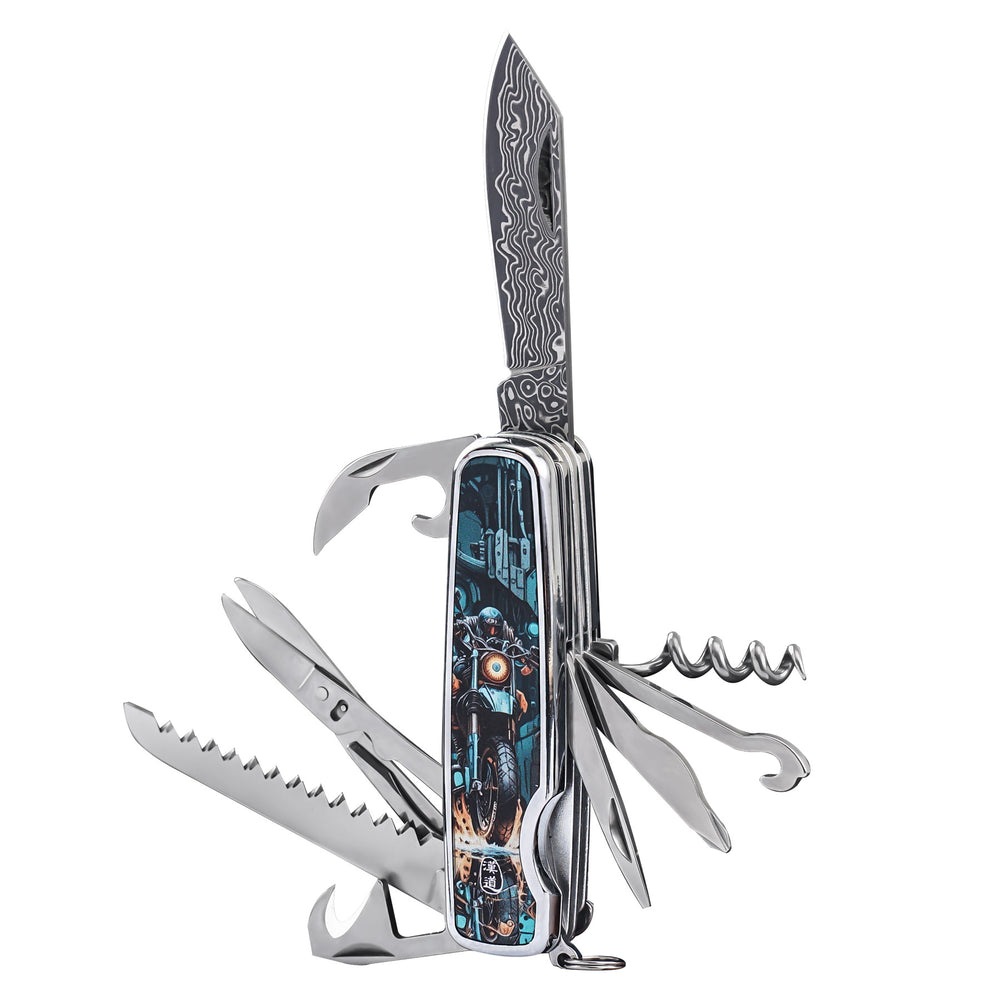 
                  
                    Multi-tool HX OUTDOORS DAMASK MOTORIX 2.2" Damask Steel VG10 Multi-tool Knife Camping Outdoor DD-14A from HX OUTDOORS
                  
                