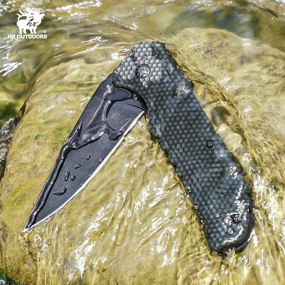 
                  
                    Pocket Knife HX OUTDOORS 3.35" 3CR Black Nylon Anti-Slip Handle SHADOWEER SLIP JOINT Folding Pocket Knife With Slip Survival And EDC ZD-106 from HX OUTDOORS
                  
                