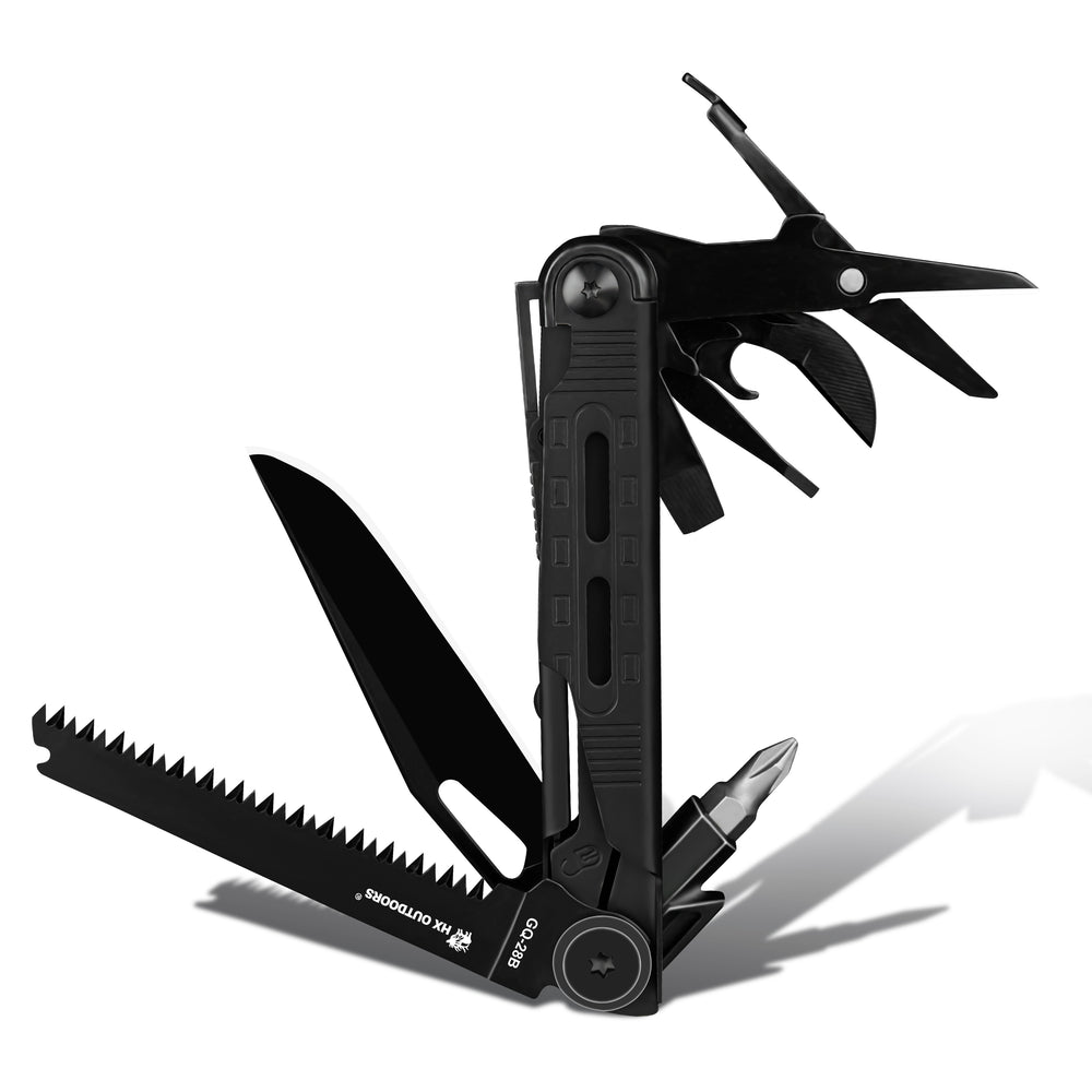 Multi-tool HX OUTDOORS SWIFTTRAIL BLACK Multi-tool Tools(6.89" 7CR17) GQ-28B from HX OUTDOORS