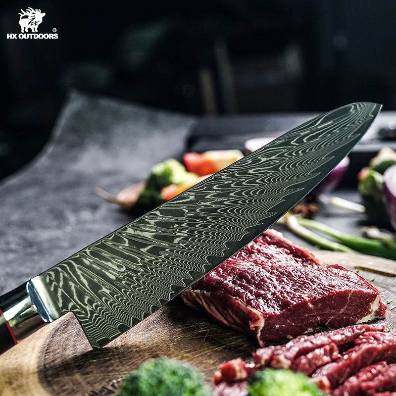 
                  
                    Kitchen Knife HX OUTDOORS PHOENIX Chef's Knife Black (7.9" Damascus Blade) CD-061B from HX OUTDOORS
                  
                