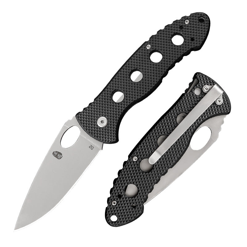 SHADOW EAGLE | SLIP JOINT | 5CR15 | BLACK G10 | ZD-107