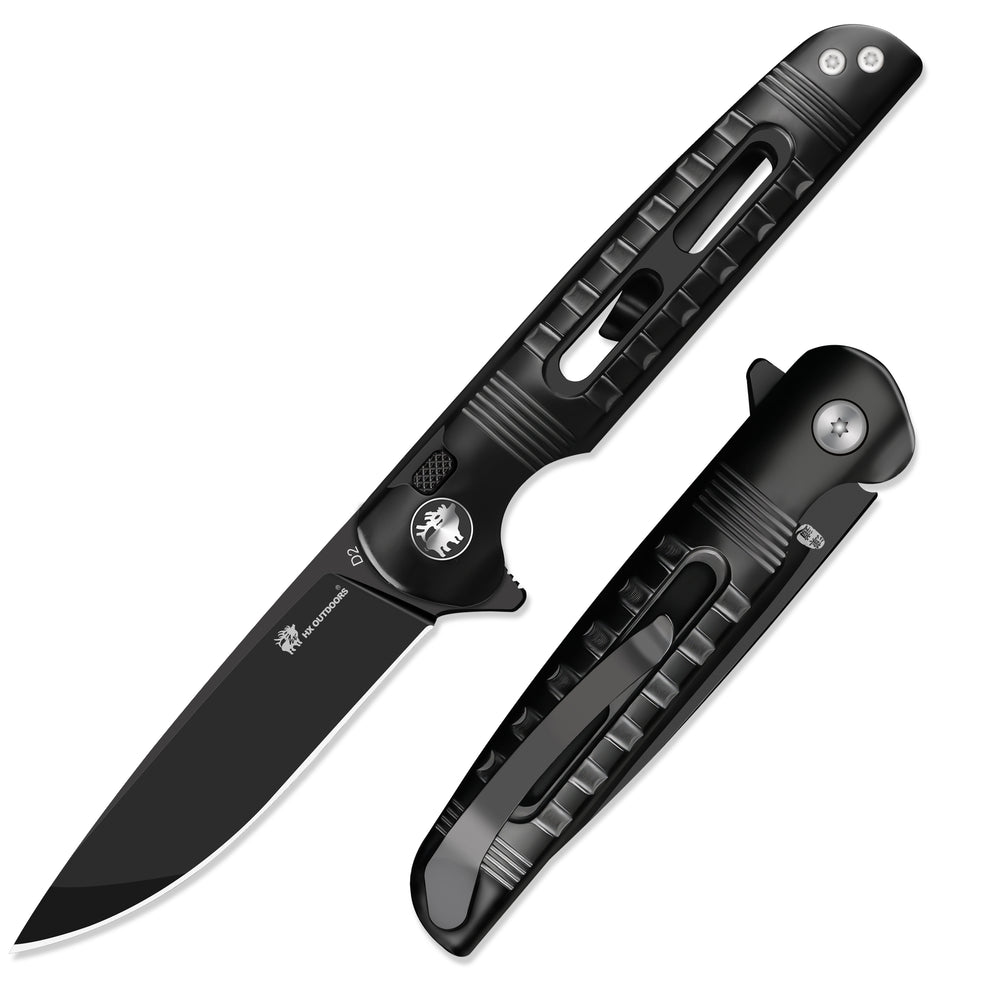 
                  
                    Pocket Knife HX OUTDOORS DARK MASTER 3.15" D2 Titanium alloy Plunge Lock Tactical Folding Knife Camping, Hunting, And Outdoors ZD-112A from HX OUTDOORS
                  
                