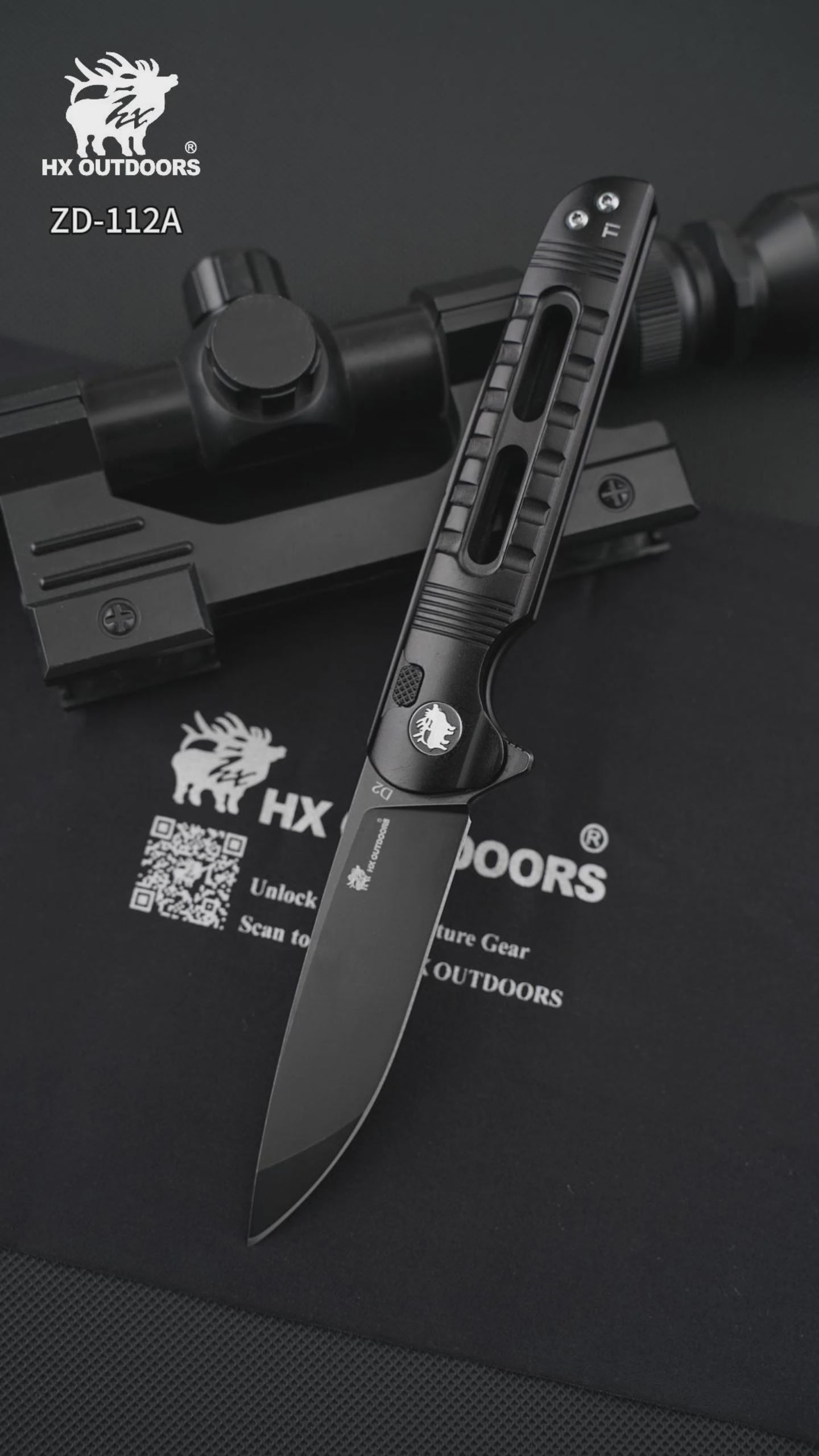 DARK MASTER | PLUNGE LOCK | D2 | BLACK TITANIUM | ZD-112A